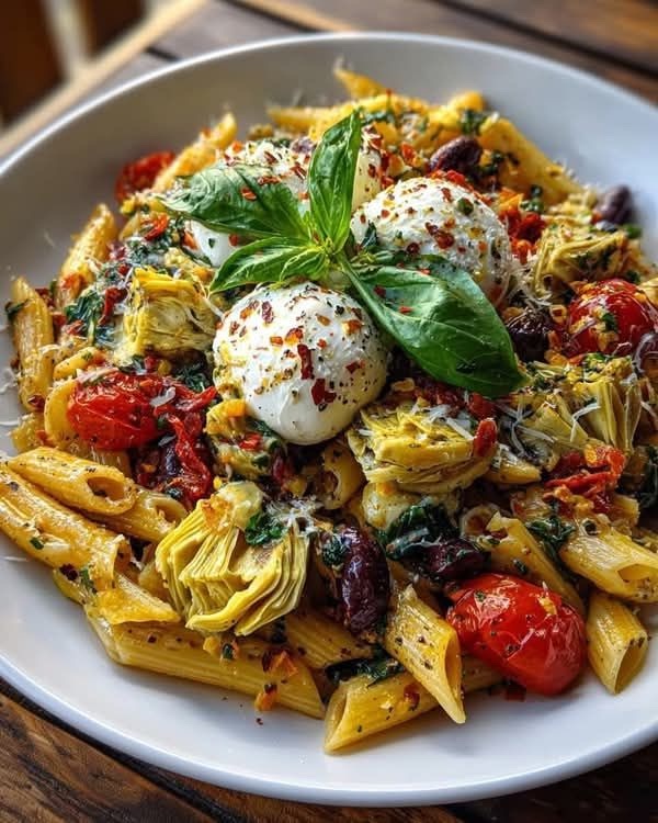 Cherry Tomato Pasta with Garlic and Basil